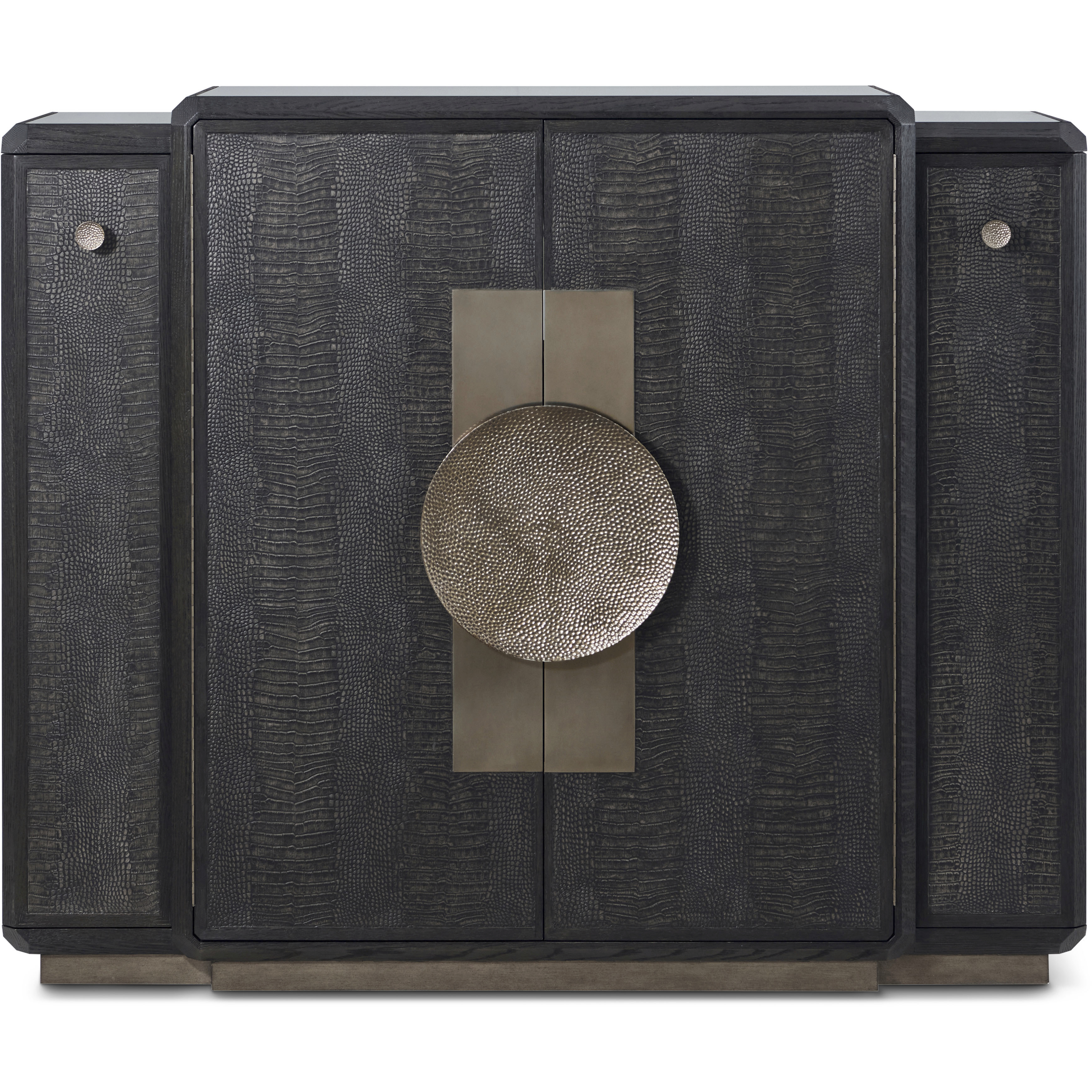 Spencer St. James Onyx Bar Cabinet, Wooden