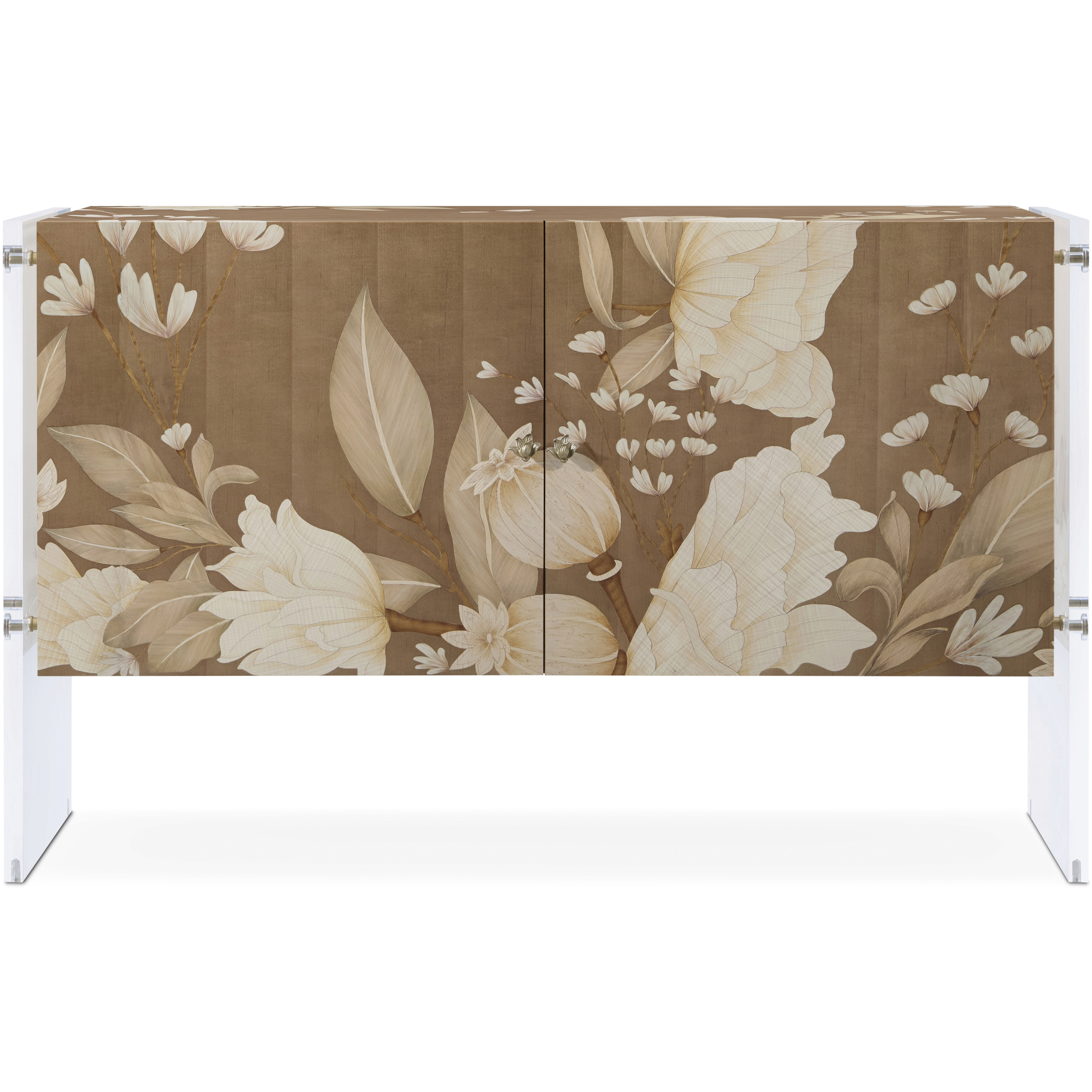 Bouquet Toasted Cashew Cabinet, Wooden, 2-Door