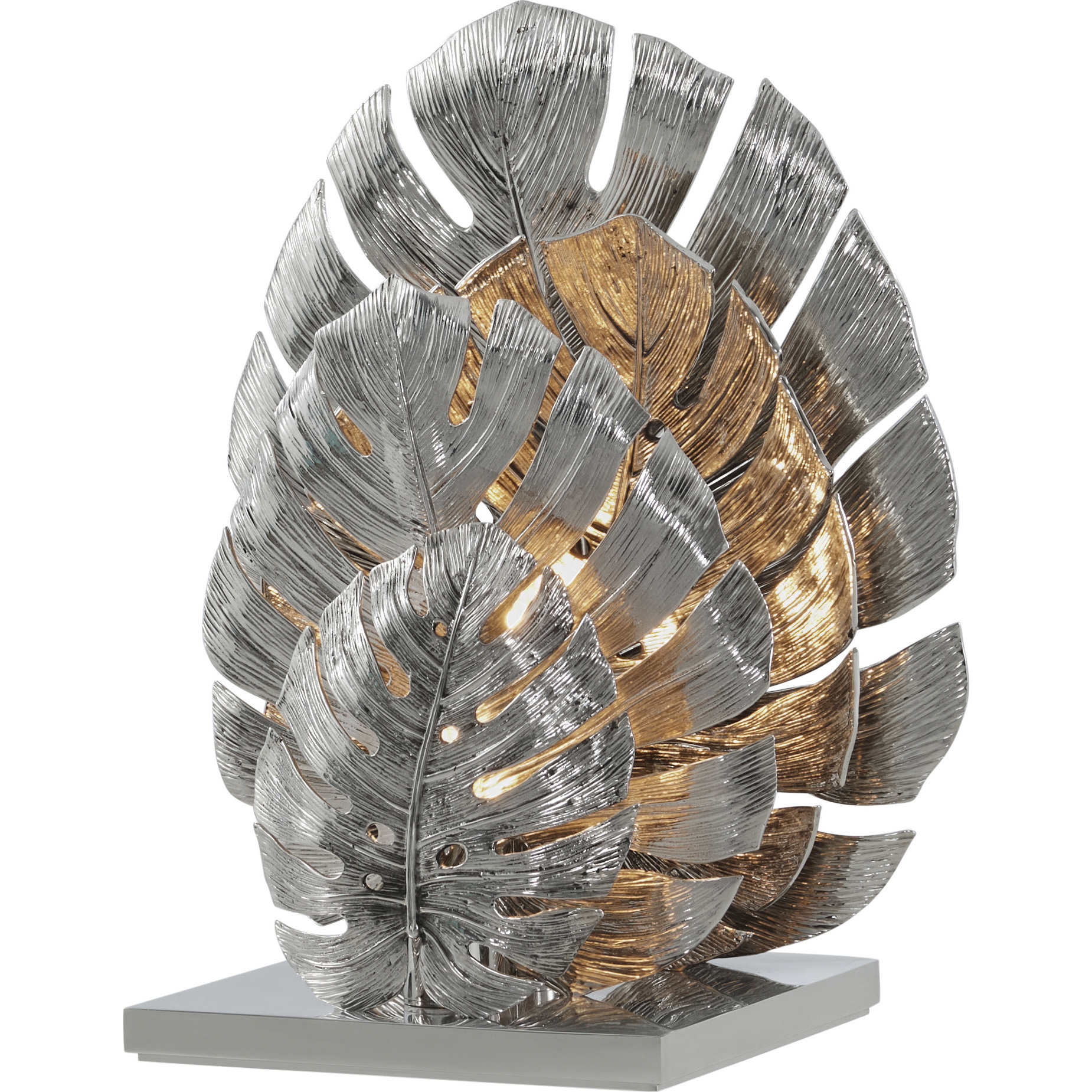 Balazo 15 inch Nickel Plated Accent Lamp Portable Light, TA Illuminations