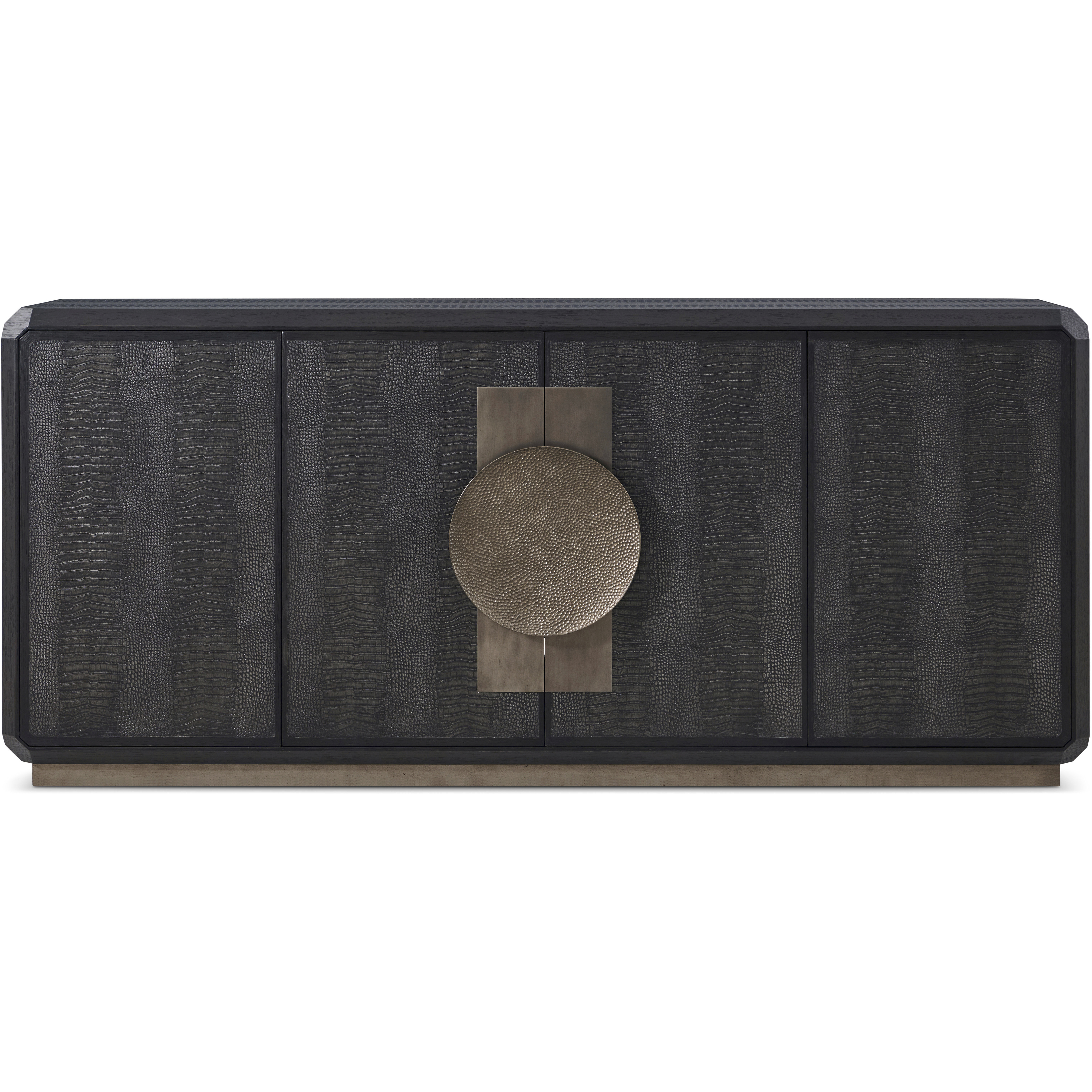 Spencer St. James 78 X 20 inch Onyx Credenza, Wooden