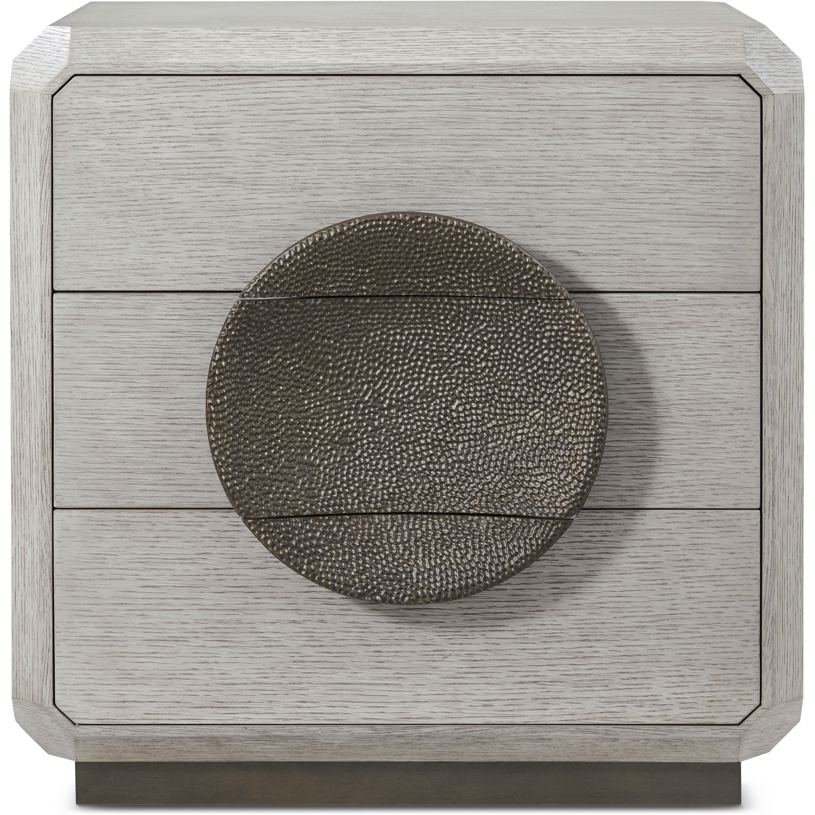 Spencer St. James 26 X 26 inch Argento Small Nightstand, Wooden