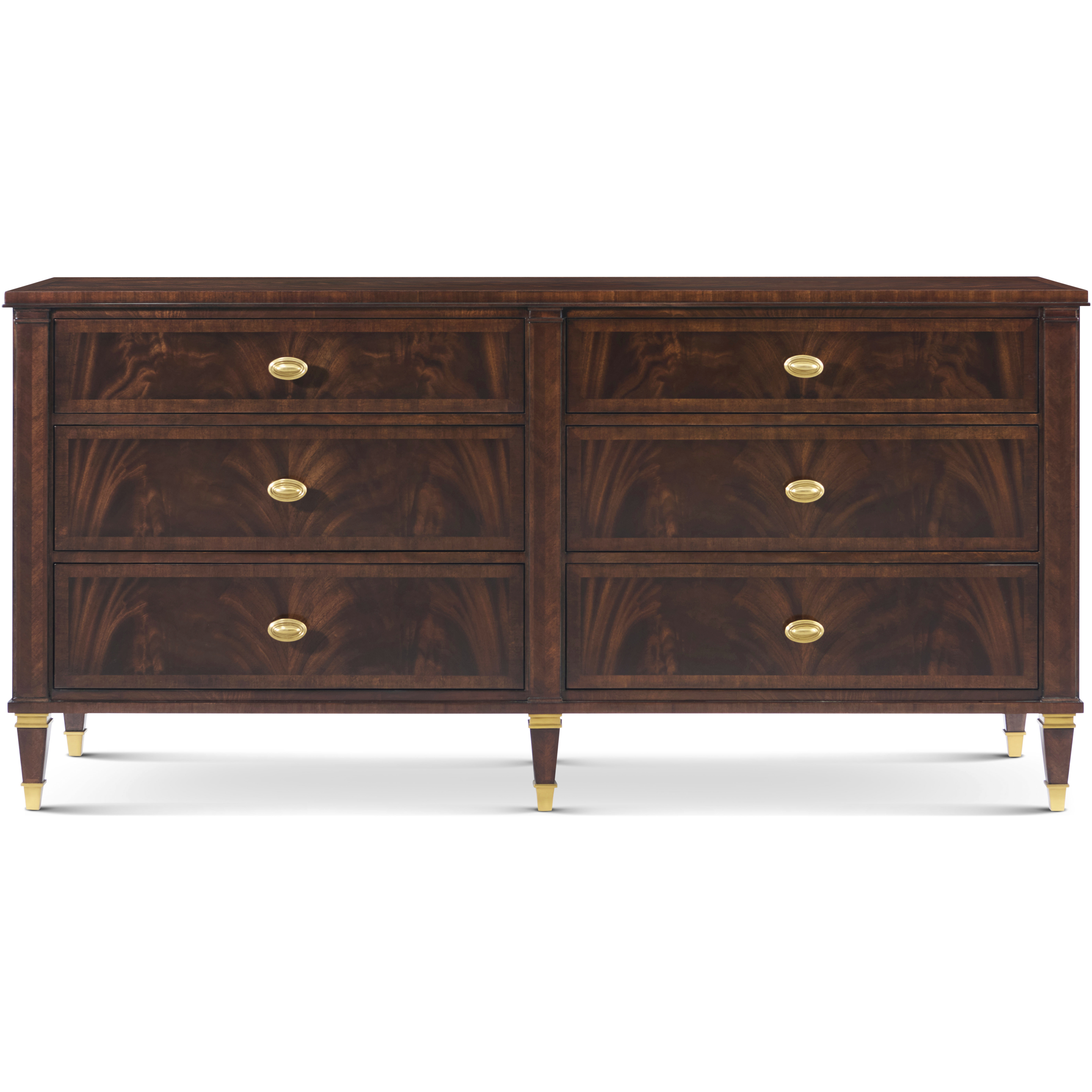 Faulkner Cambridge Dresser, Wooden, 6-Drawer, Marlborough by Alexa Hampton