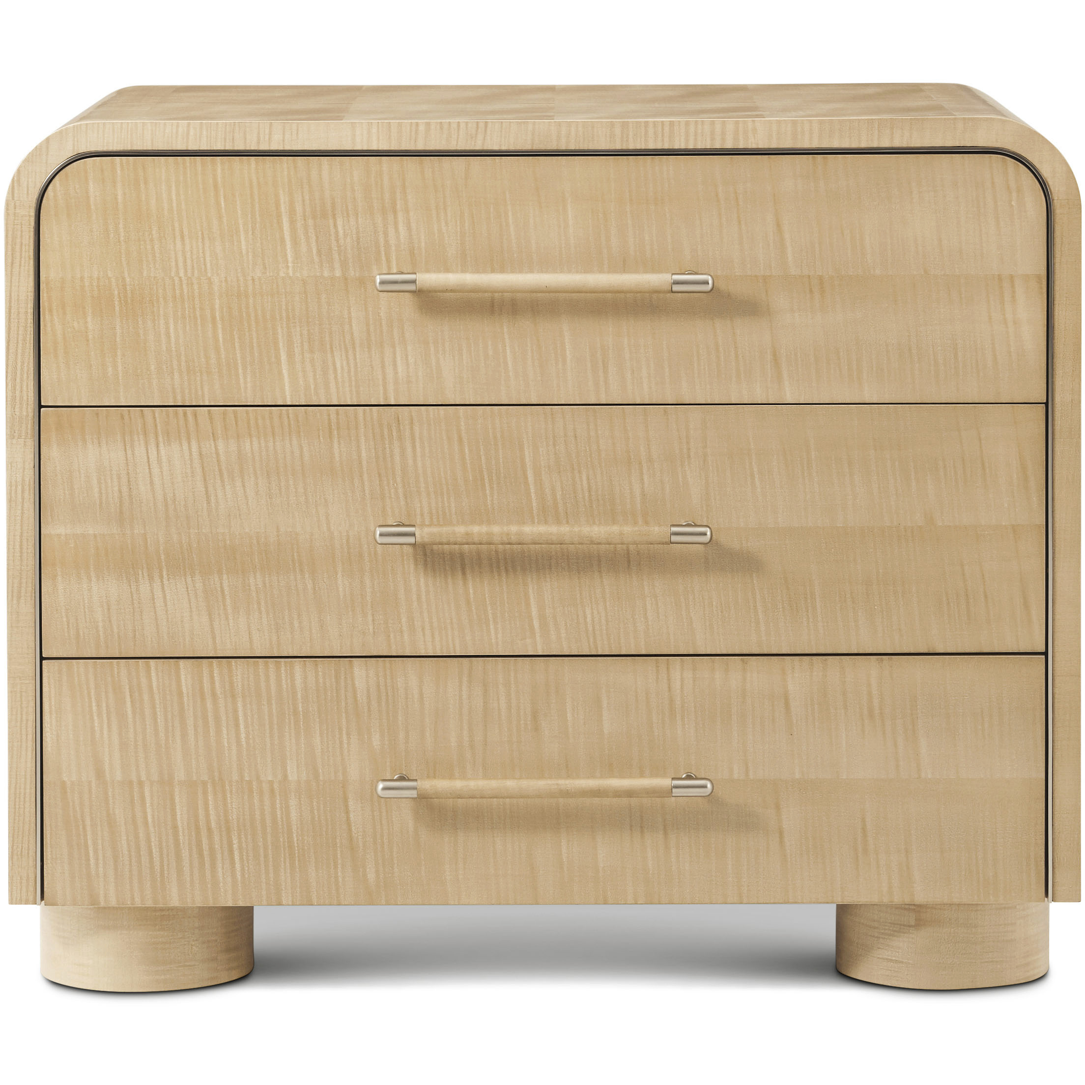 Origins 34 X 28 inch Sesame Nightstand, Wooden, 3-Drawer