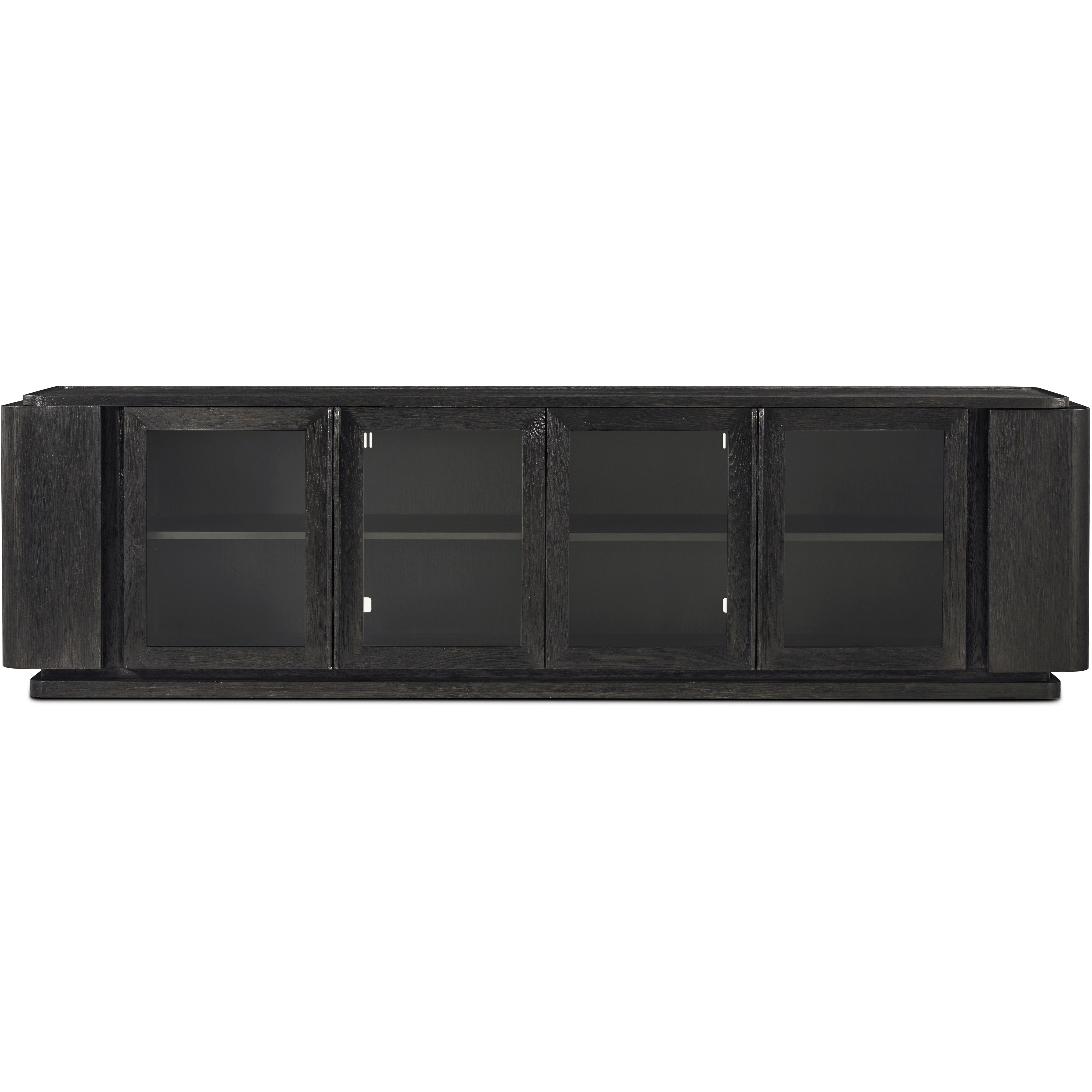 Repose 100 X 21.25 inch Charcoal Oak Media Console, Wooden
