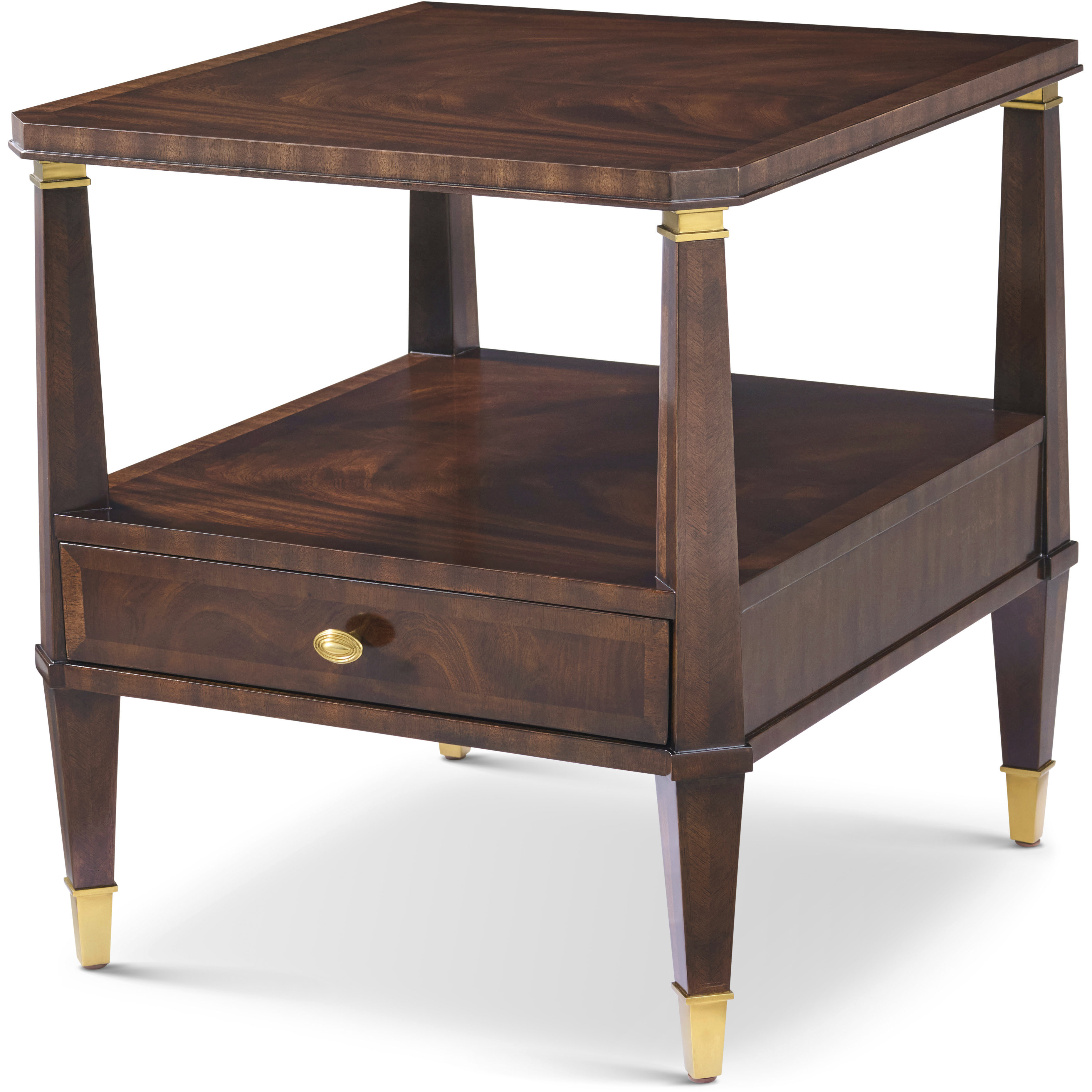 Griffin 26 X 26 inch Cambridge Side Table, Wooden, Marlborough by Alexa Hampton