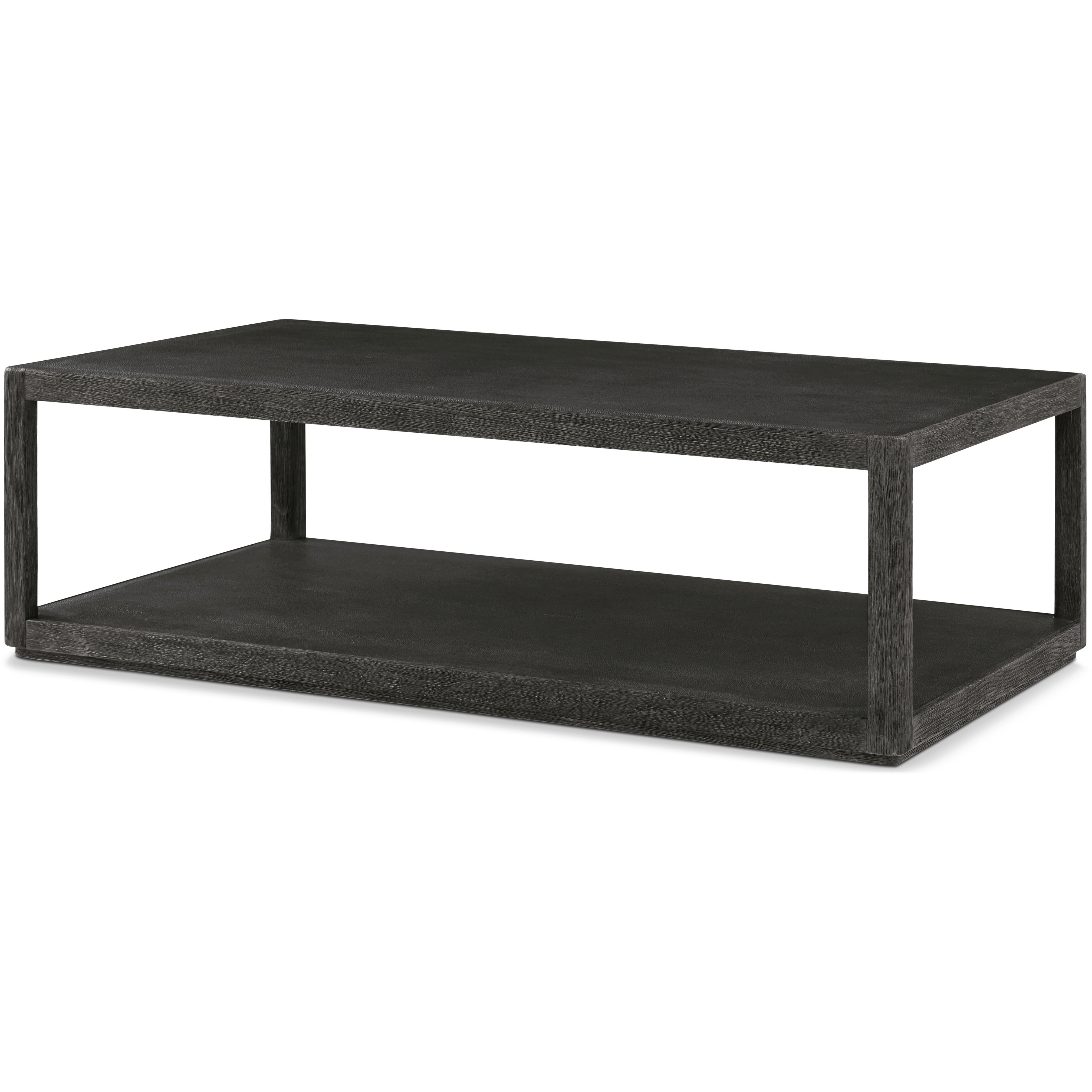 Maxwell 55 X 32 inch Obsidian Cocktail Table, Wooden