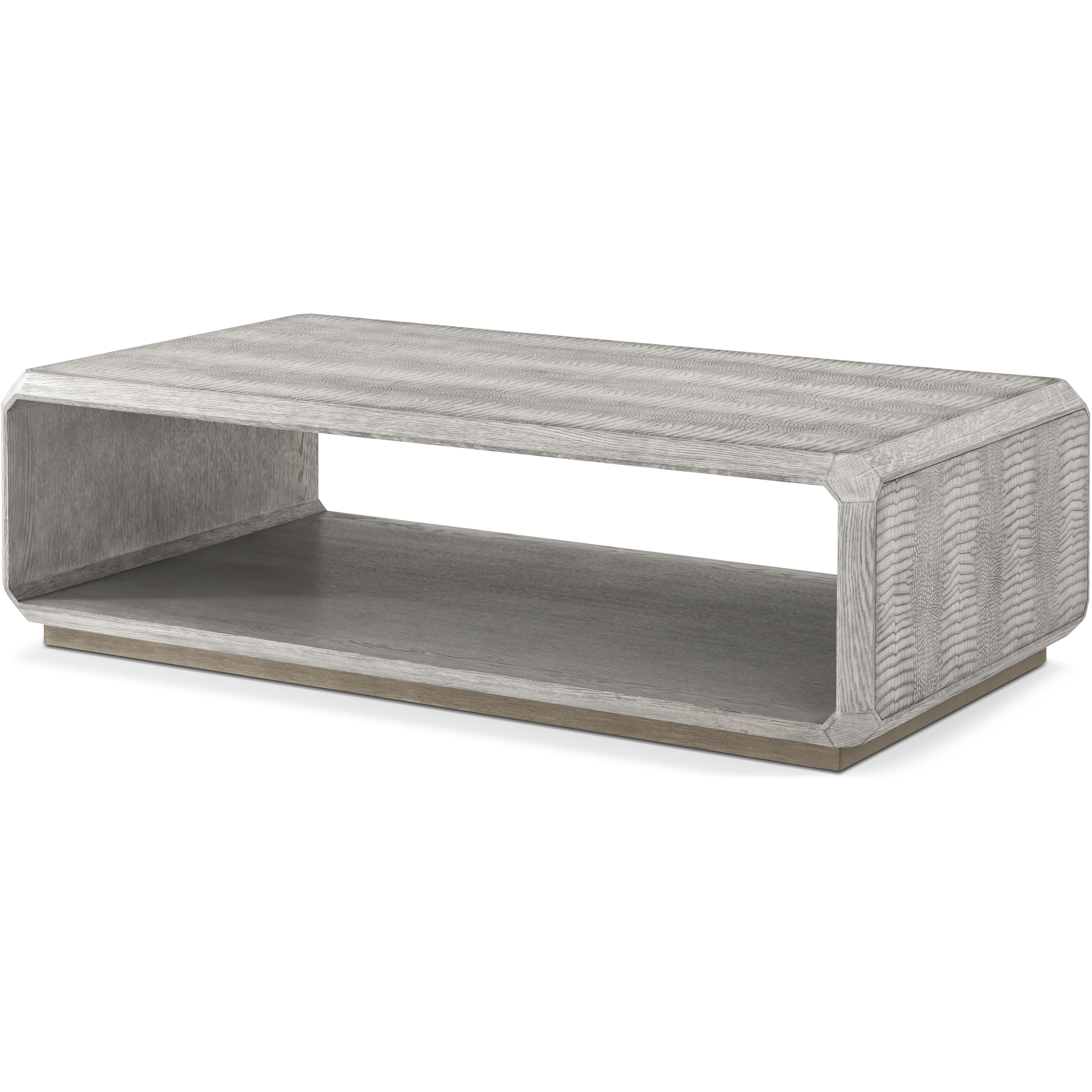 Spencer St. James 58 X 32 inch Argento Cocktail Table, Wooden