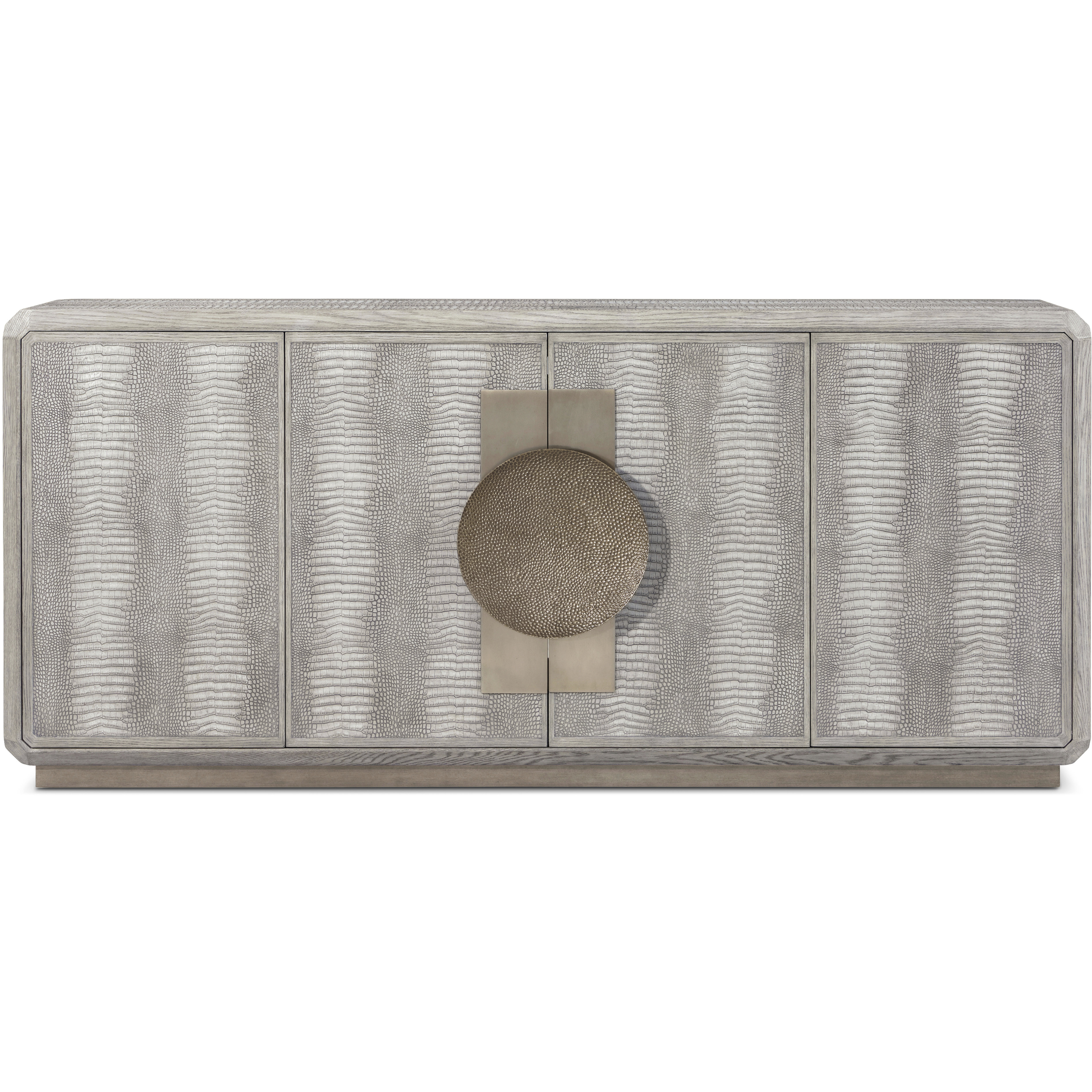 Spencer St. James 78 X 20 inch Argento Credenza, Wooden