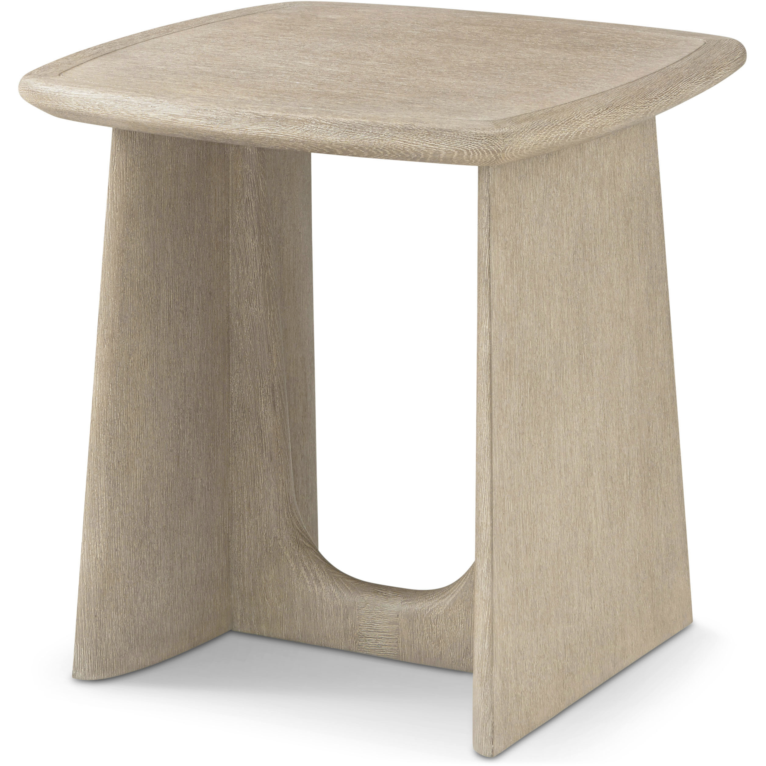 Repose 24 X 24 inch Grey Oak Side Table, Wooden