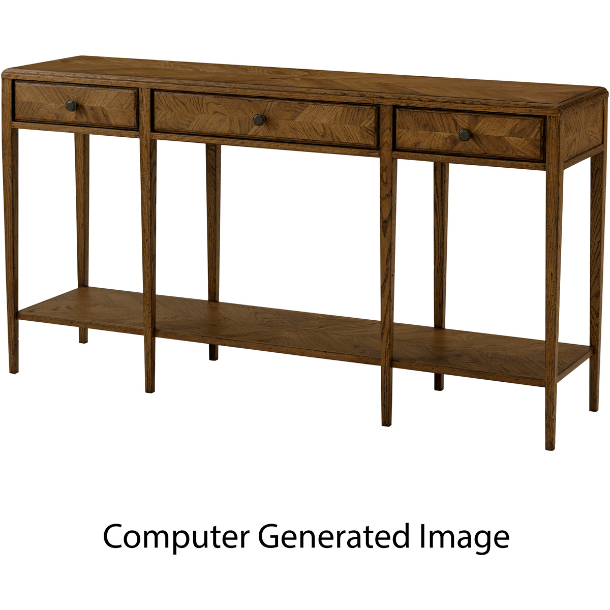 Nova 63 X 16 inch Dusk Console Table, Two Tiered